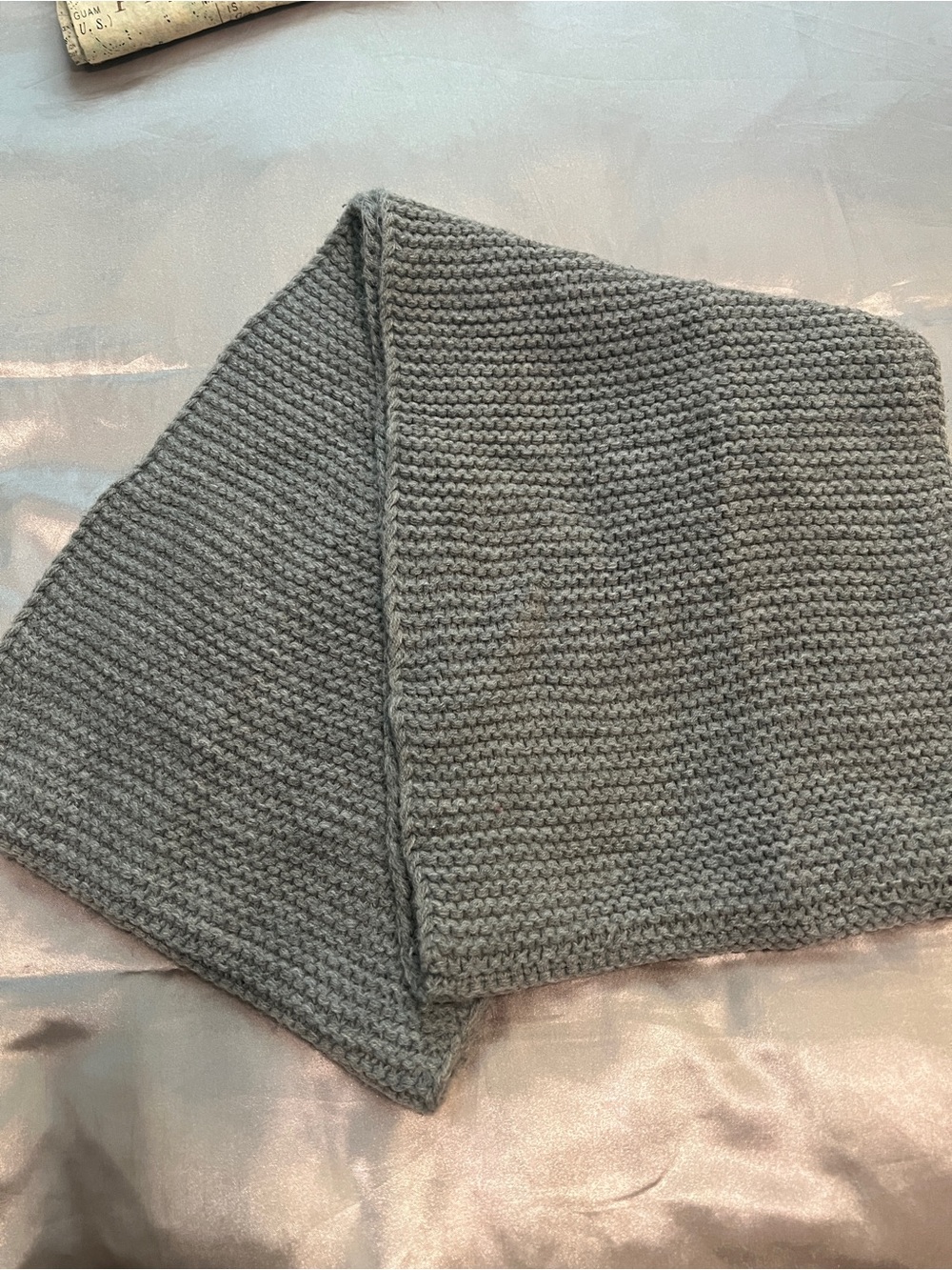 Infinity Knit Scarf - Gray